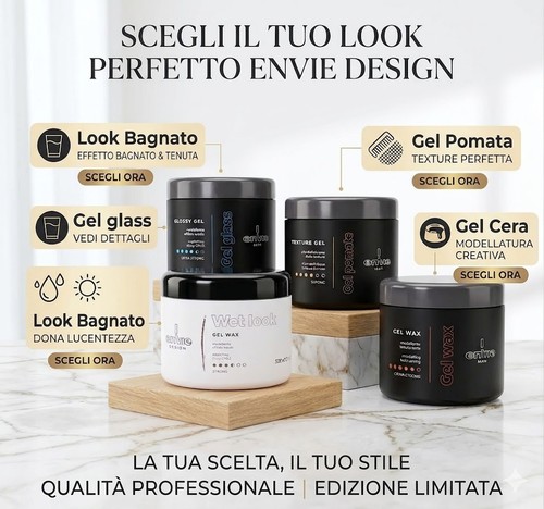 Gel capelli envie uomo - gel,