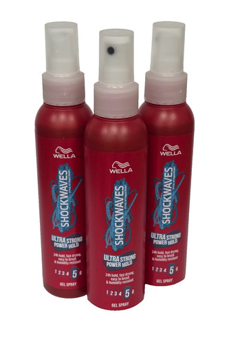 Wella shockwaves styling - x,