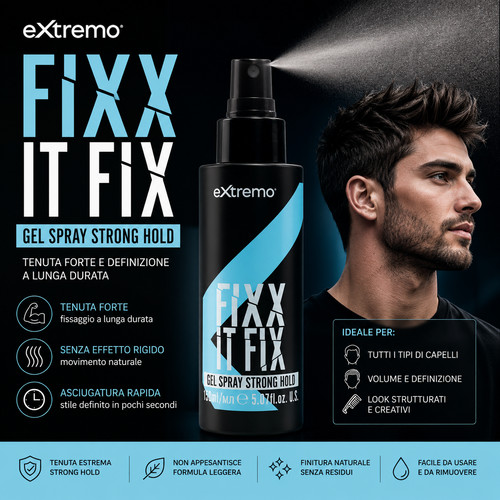 Extremo fixx fix gel spray - it,
